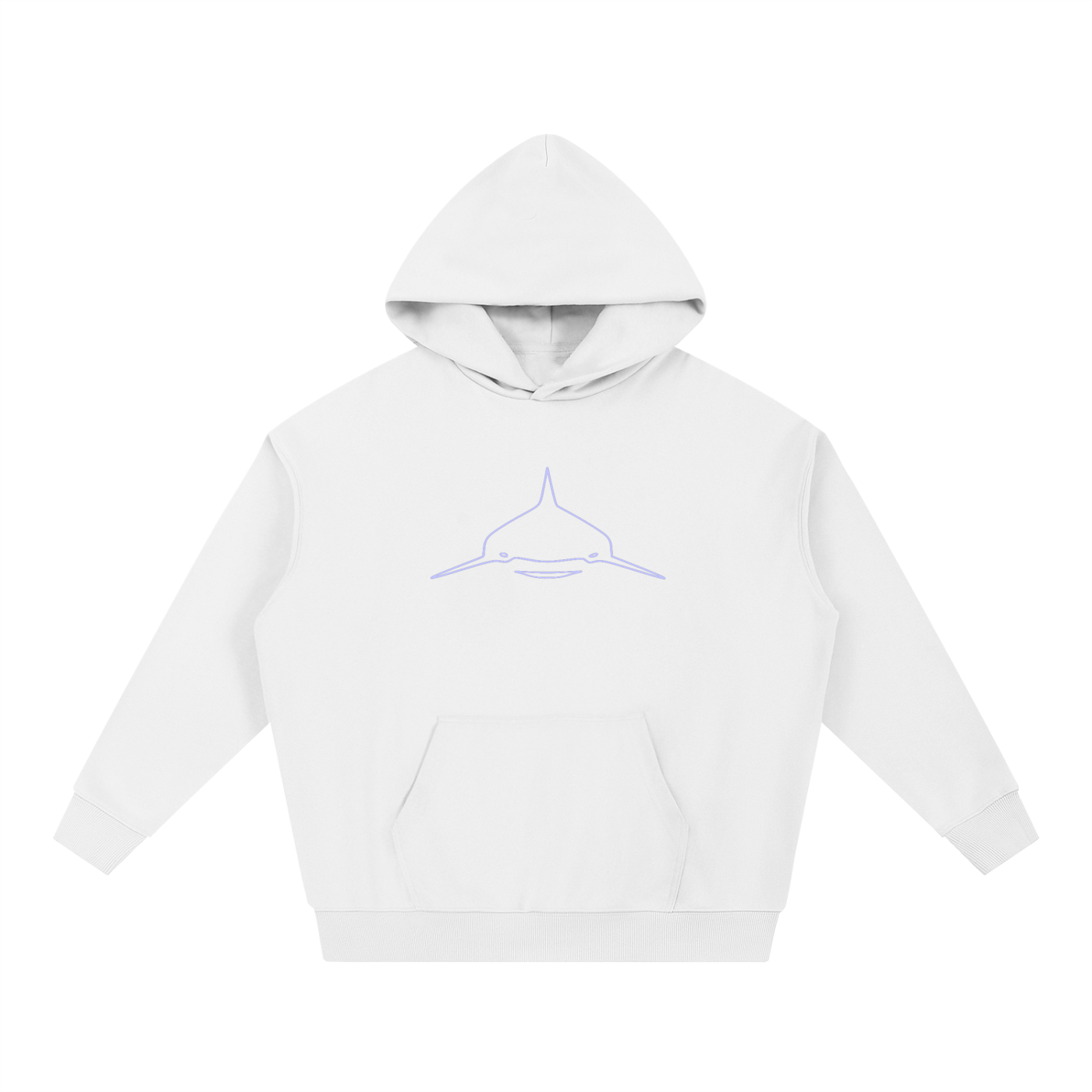 Water-Logged american flag Heavyweight Hoodie