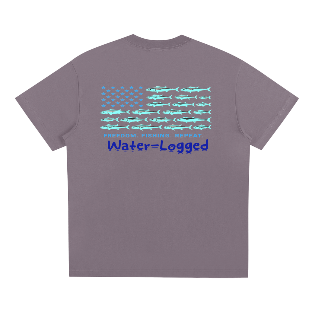 Water-Logged fishing in the flag