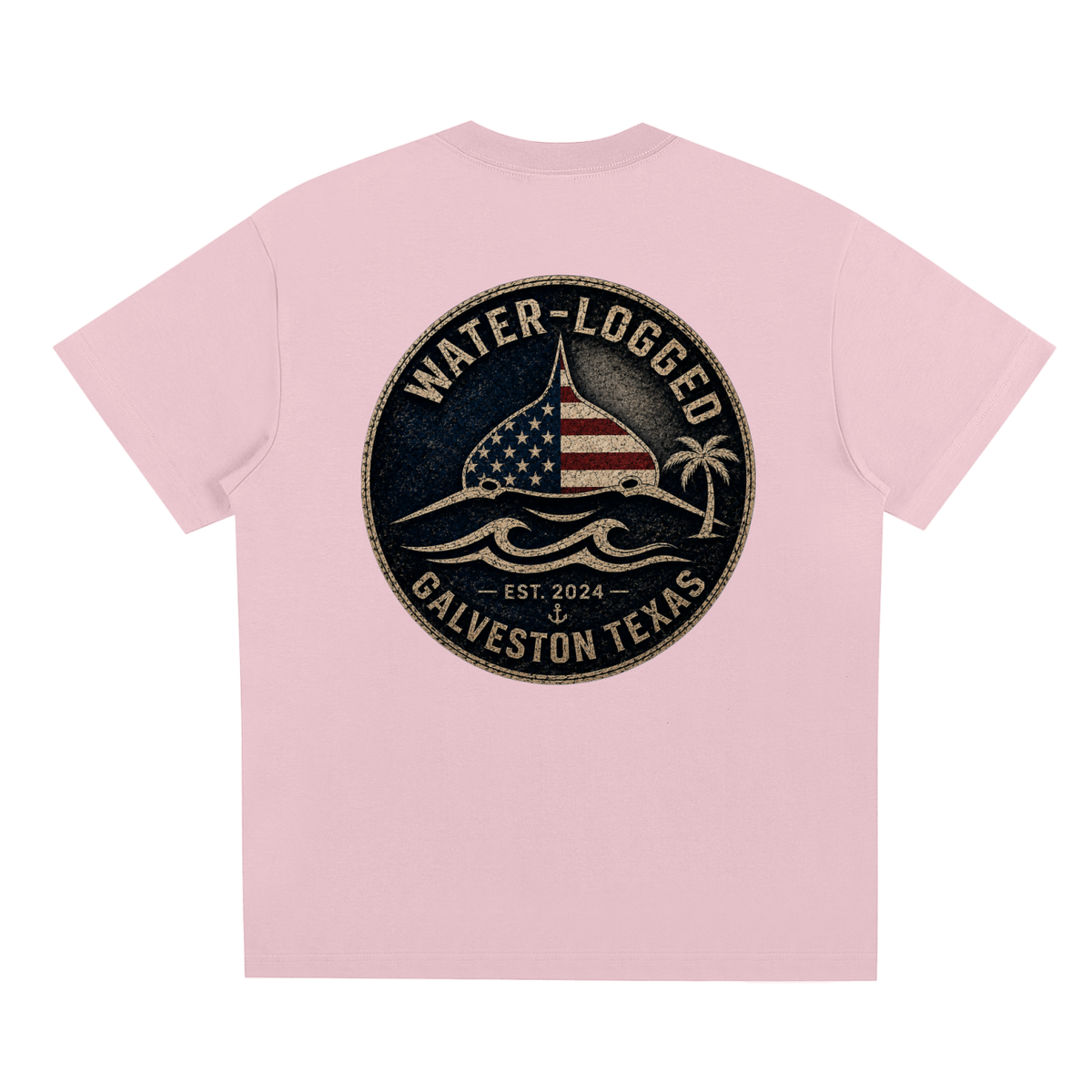 Water Logged Galveston stamp