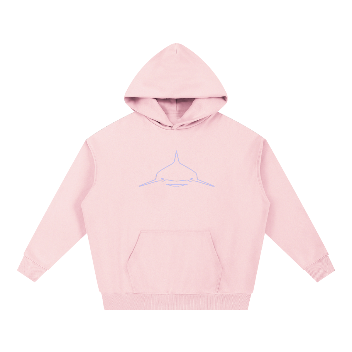 Water-Logged american flag Heavyweight Hoodie
