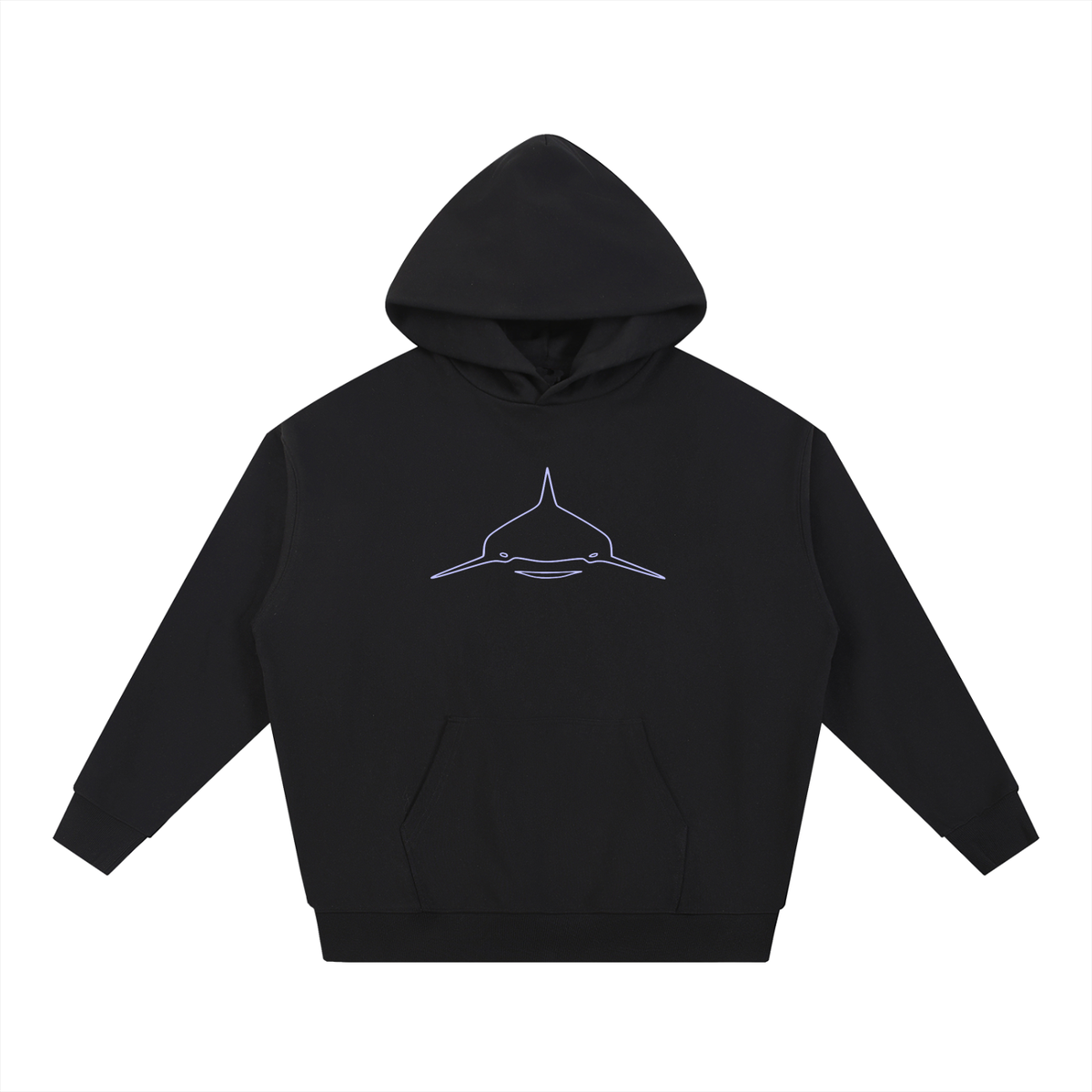 Water-Logged american flag Heavyweight Hoodie
