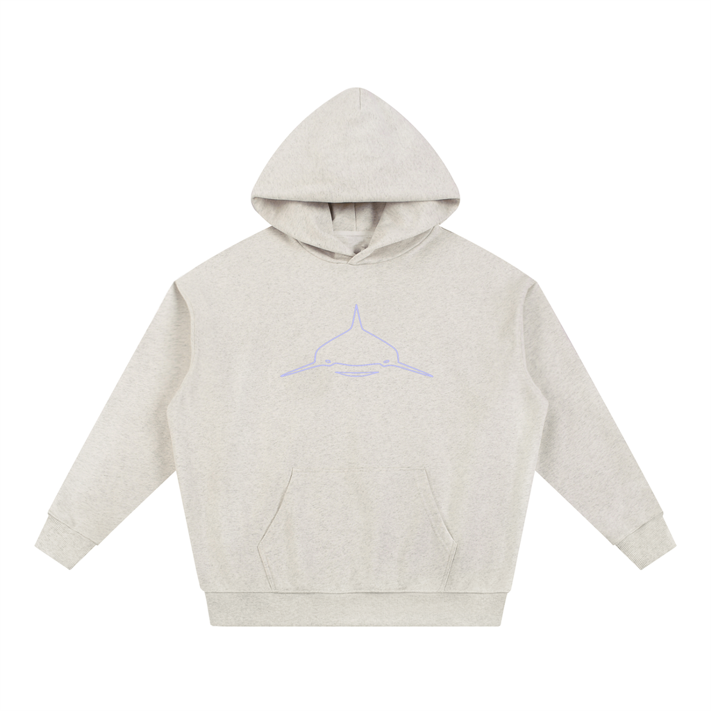 Water-Logged american flag Heavyweight Hoodie