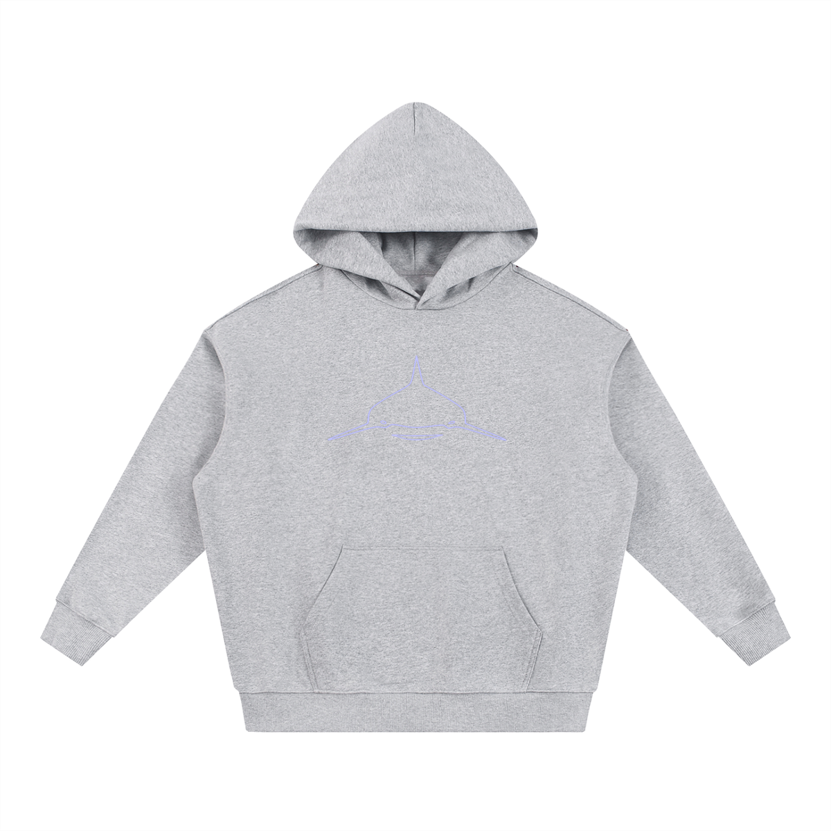 Water-Logged american flag Heavyweight Hoodie