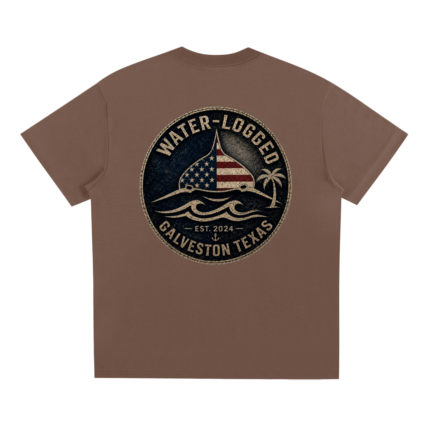Water Logged Galveston stamp