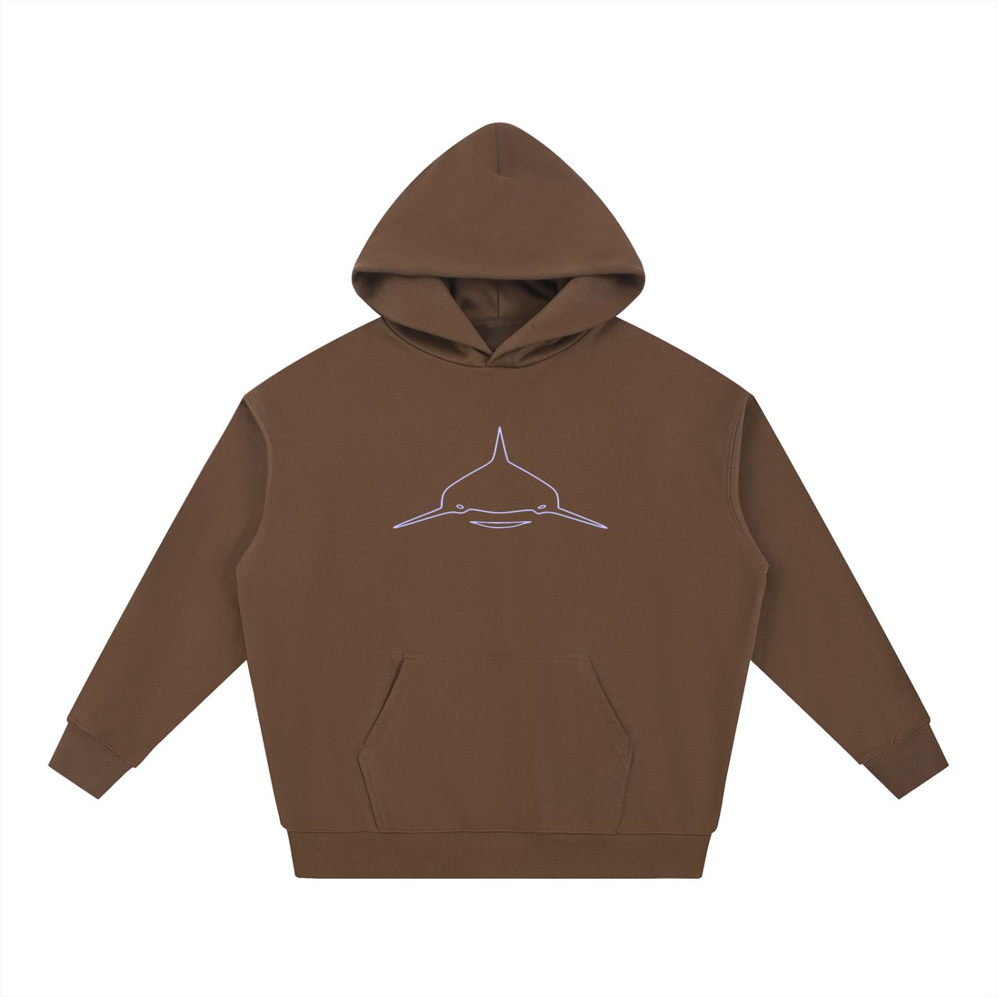 Water-Logged american flag Heavyweight Hoodie
