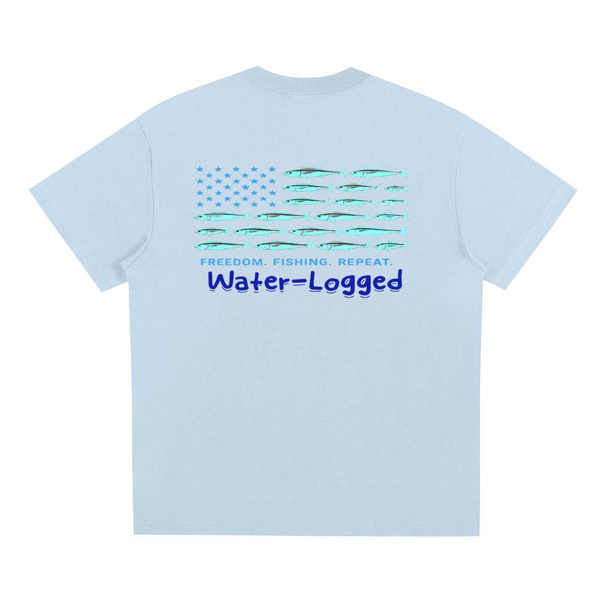 Water-Logged fishing in the flag