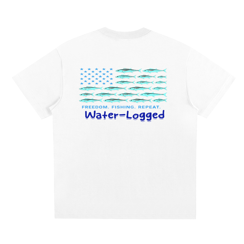 Water-Logged fishing in the flag
