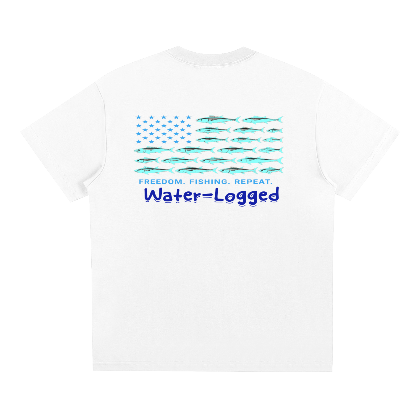 Water-Logged fishing in the flag