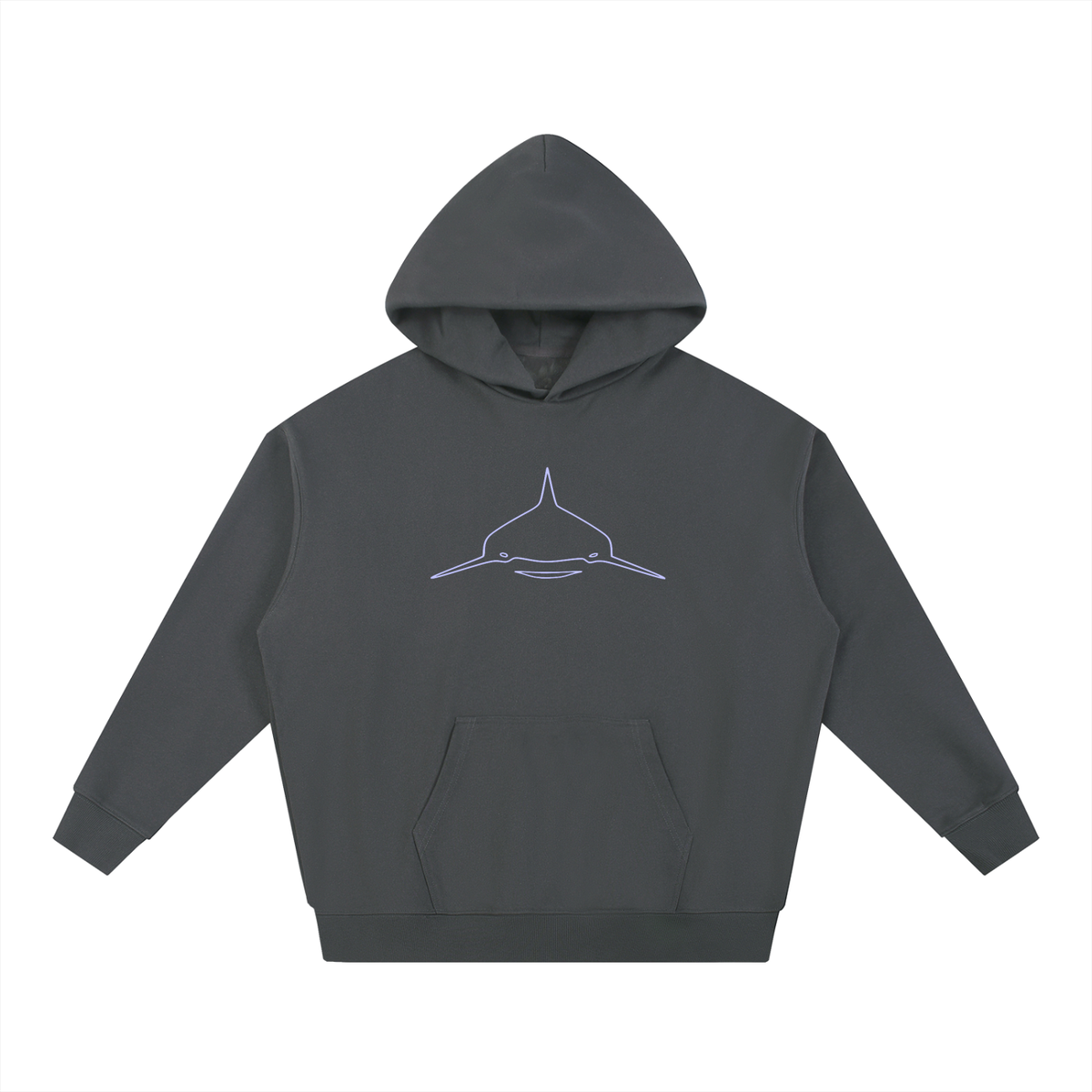Water-Logged american flag Heavyweight Hoodie