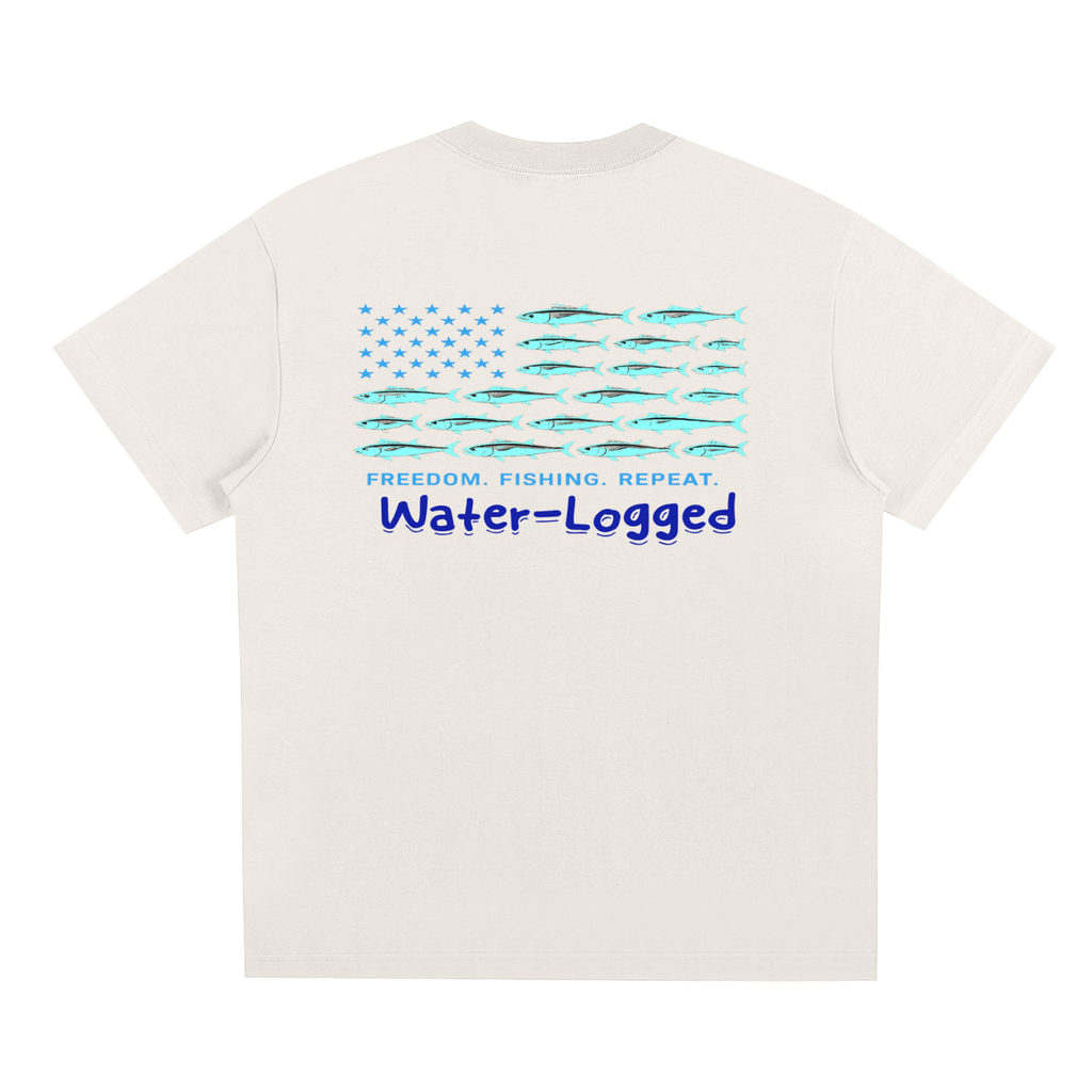 Water-Logged fishing in the flag