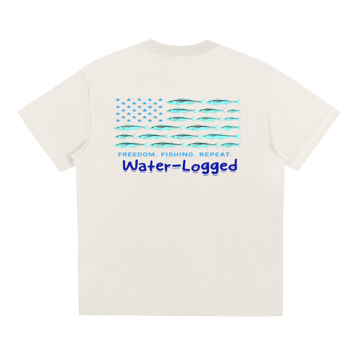 Water-Logged fishing in the flag