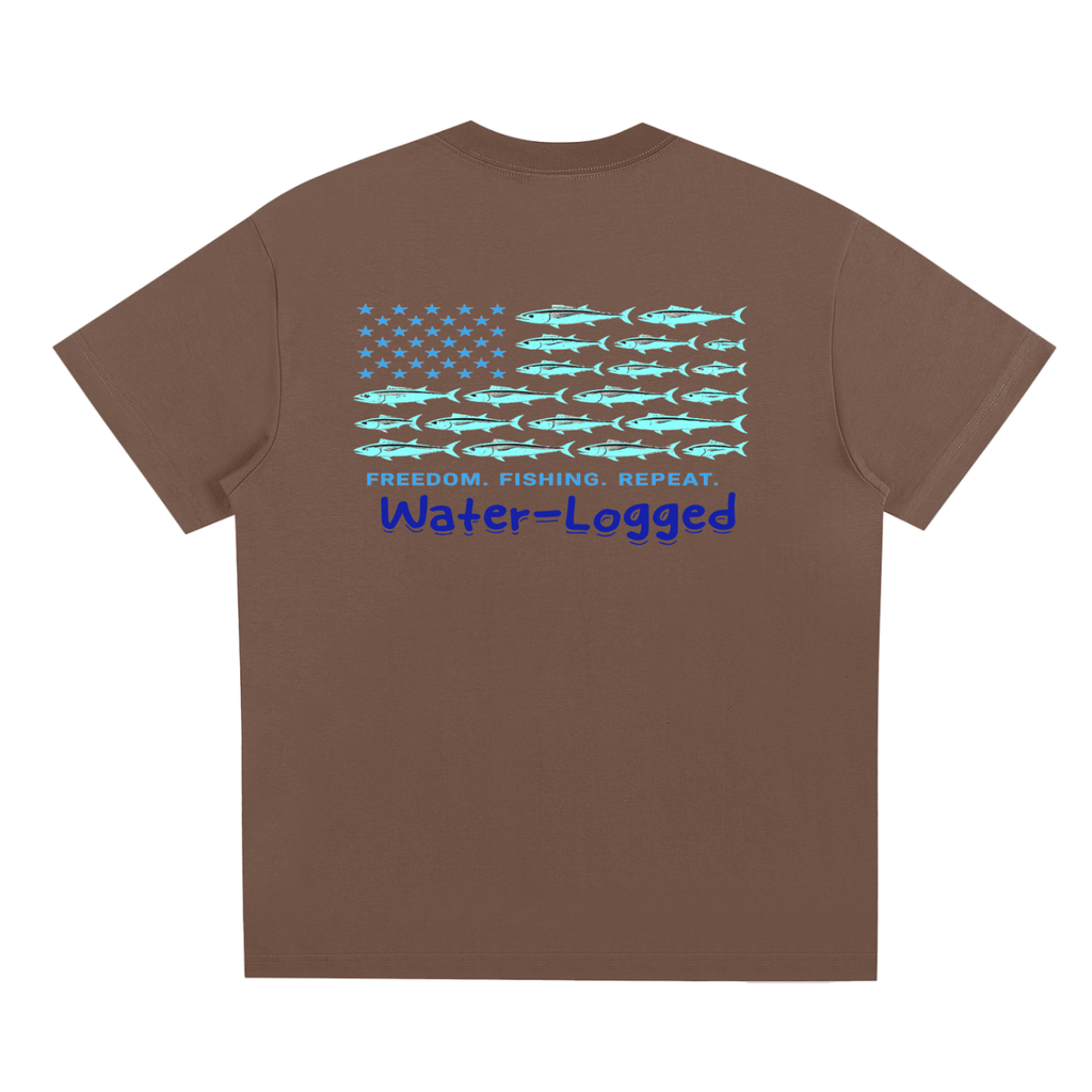Water-Logged fishing in the flag